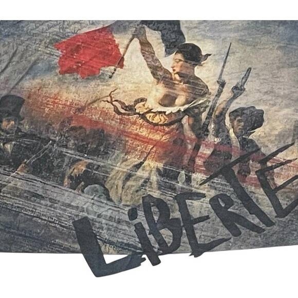 Liberte Painting T-Shirt The Louvre Museum Paris France size M - see description - Picture 2 of 4